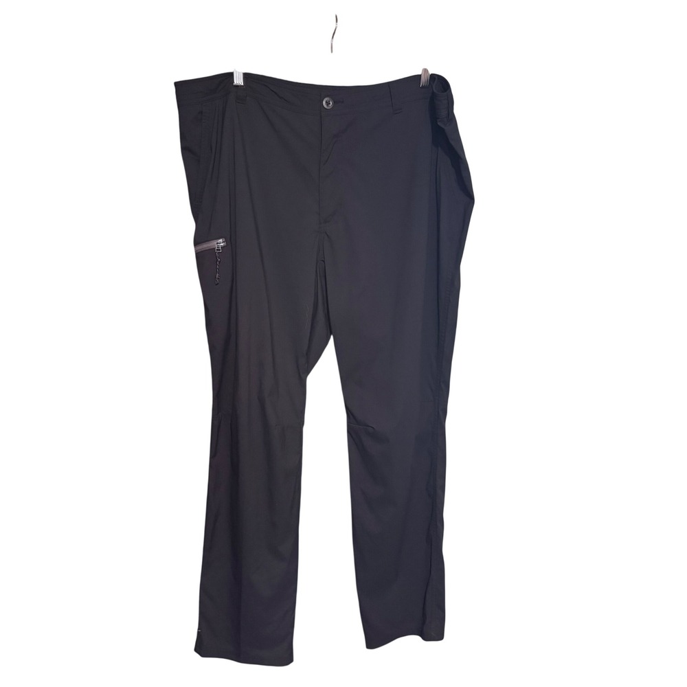 REI Co-op Men's Hiking Pants 42x30 Black Cargo Trail Outdoor Travel Gorpcore - Picture 2 of 6